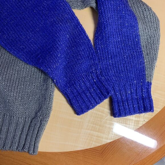 Vintage Wool Angora Sweater Pullover S Art Modern Skyscrapers Houses Skyline NYC - Picture 6 of 12